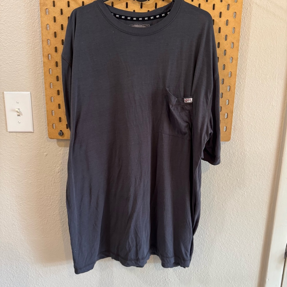 Lazy One Dark Gray Short Sleeve Tee